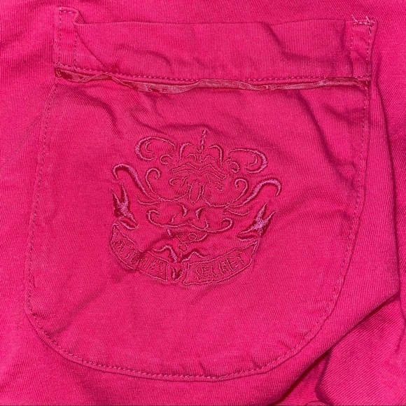 Victoria Secret Gold Label Sleep Shirt Dress Embroidered Chest Pocket - Picture 3 of 5